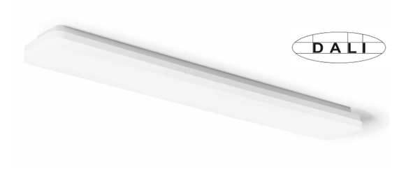Anbauleuchte Led Slice Long 120 Weiss, 29/38w, 3000/4000k, IP54, Dali2/Push